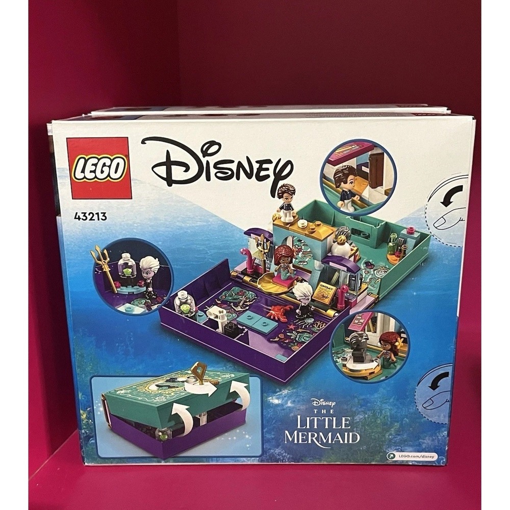 LEGO‎ Disney The Little Mermaid Story Book Playset – Ariel, Eric & Ursula 43213